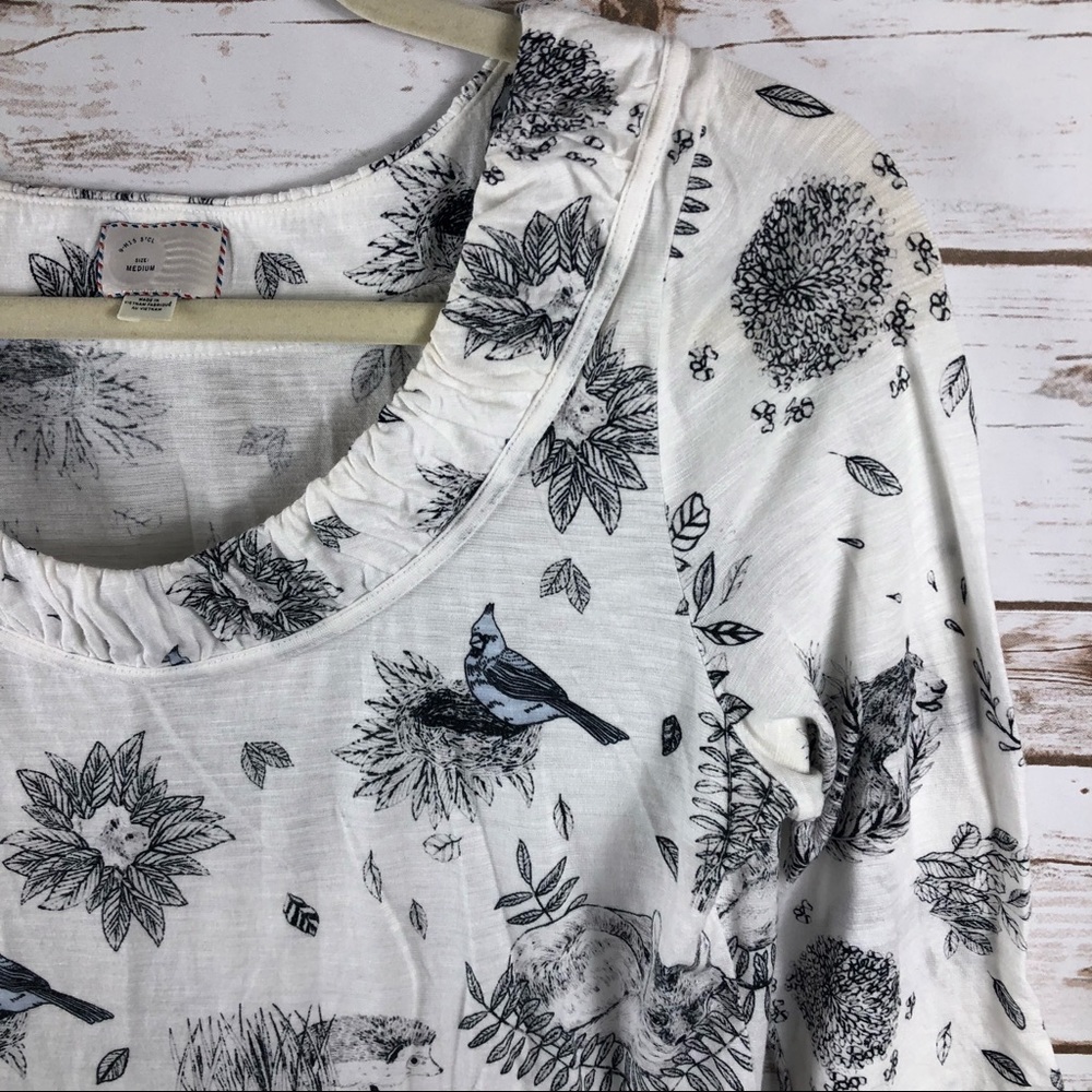 Anthropologie Postmark Creature Comforts top - Picture 4 of 8